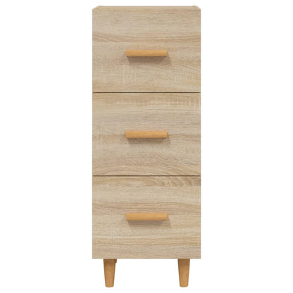 Dressoir 34,5X34X90 Cm Bewerkt Hout