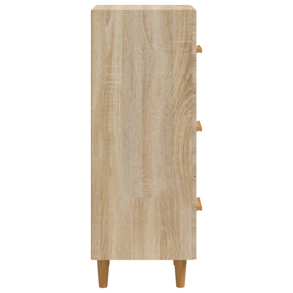 Dressoir 34,5X34X90 Cm Bewerkt Hout