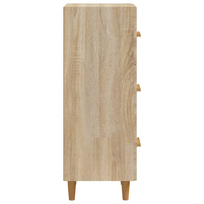 Dressoir 34,5X34X90 Cm Bewerkt Hout