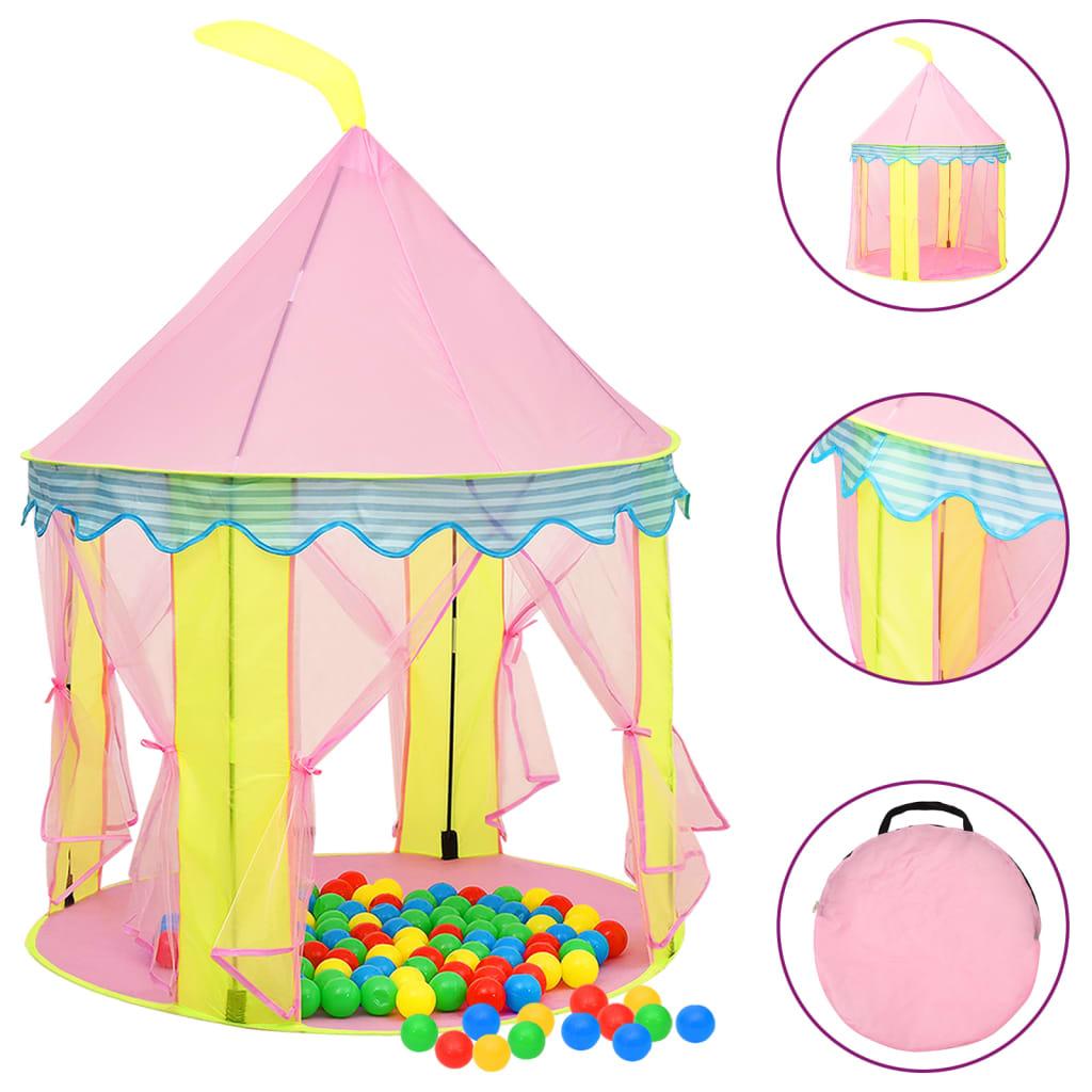 Kinderspeeltent 100X100X127 Cm Roze