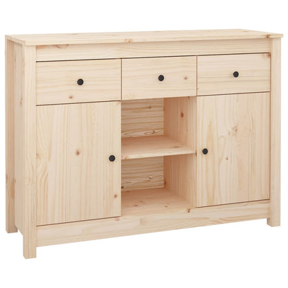 Dressoir 100X35X74,5 Cm Massief Grenenhout