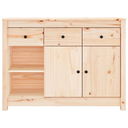 Dressoir 100X35X74 Cm Massief Grenenhout