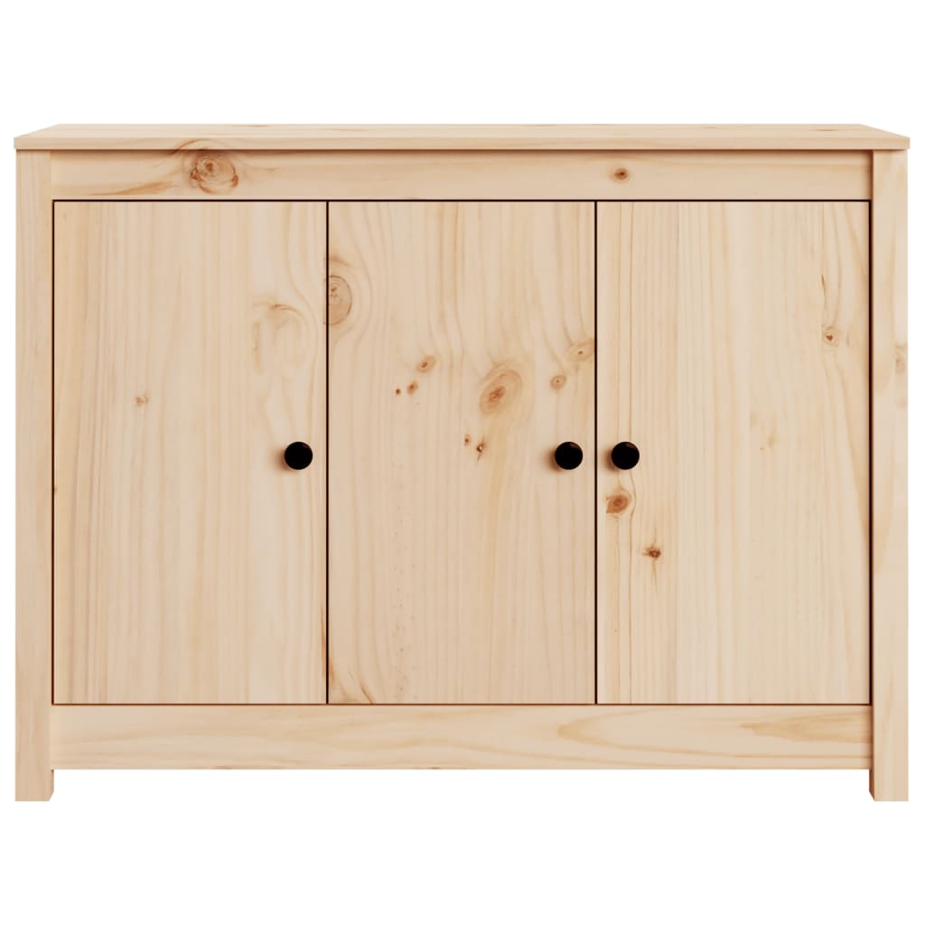 Dressoir 100X35X74 Cm Massief Grenenhout