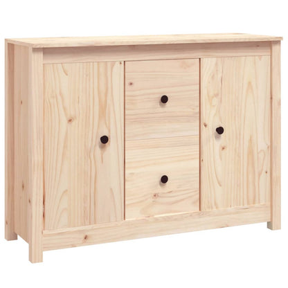 Dressoir 100X35X74 Cm Massief Grenenhout