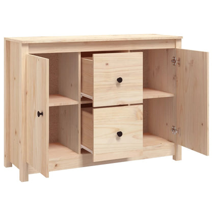 Dressoir 100X35X74 Cm Massief Grenenhout