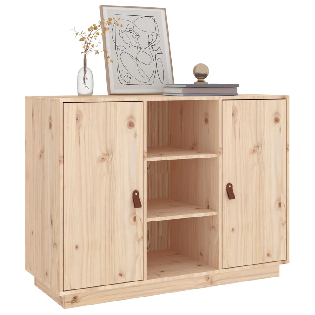 Dressoir 100X40X75 Cm Massief Grenenhout