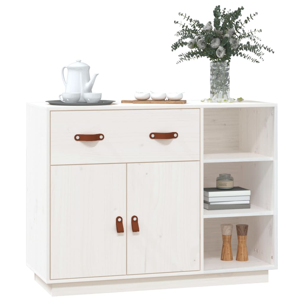 Dressoir 98,5X40X75 Cm Massief Grenenhout