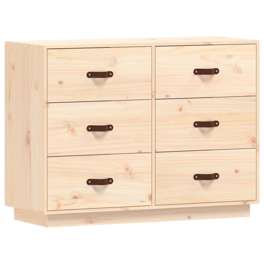 Dressoir 100X40X75 Cm Massief Grenenhout