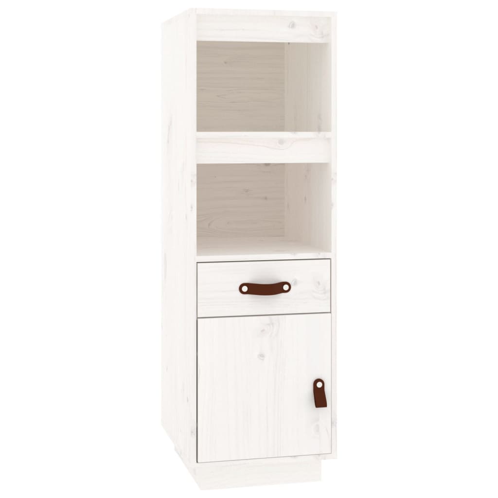 Hoge Kast 34X40X108,5 Cm Massief Grenenhout