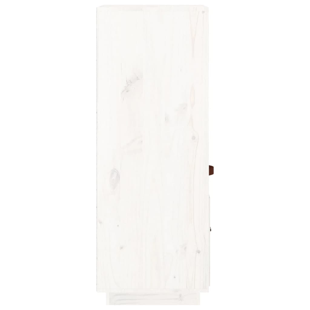 Hoge Kast 34X40X108,5 Cm Massief Grenenhout