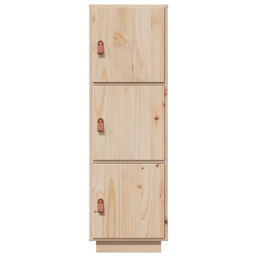 Hoge Kast 34X40X108,5 Cm Massief Grenenhout