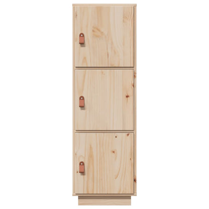 Hoge Kast 34X40X108,5 Cm Massief Grenenhout