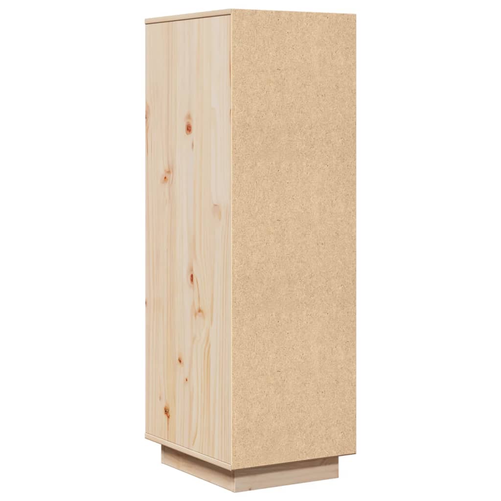 Hoge Kast 34X40X108,5 Cm Massief Grenenhout