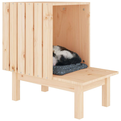 Kattenhuis 60X36X60 Cm Massief Grenenhout