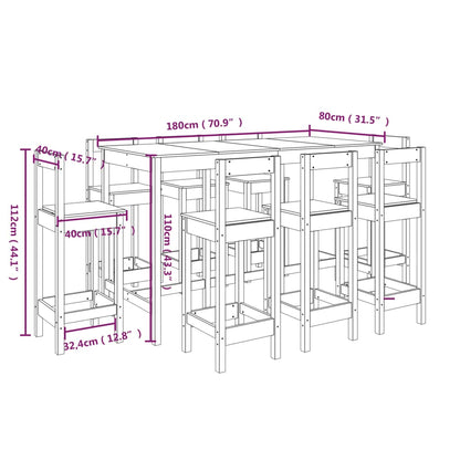 Barset Massief Grenenhout