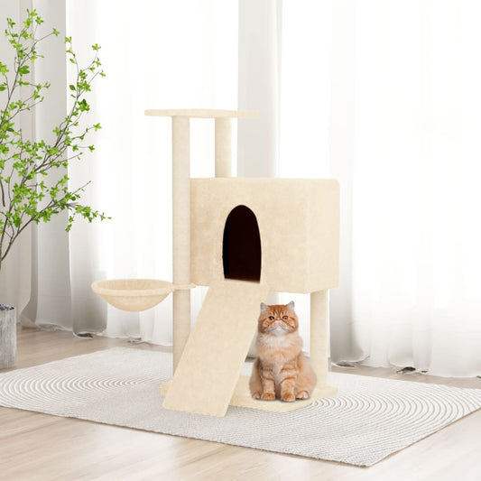 Kattenmeubel Met Sisal Krabpalen 96 Cm Kleurig