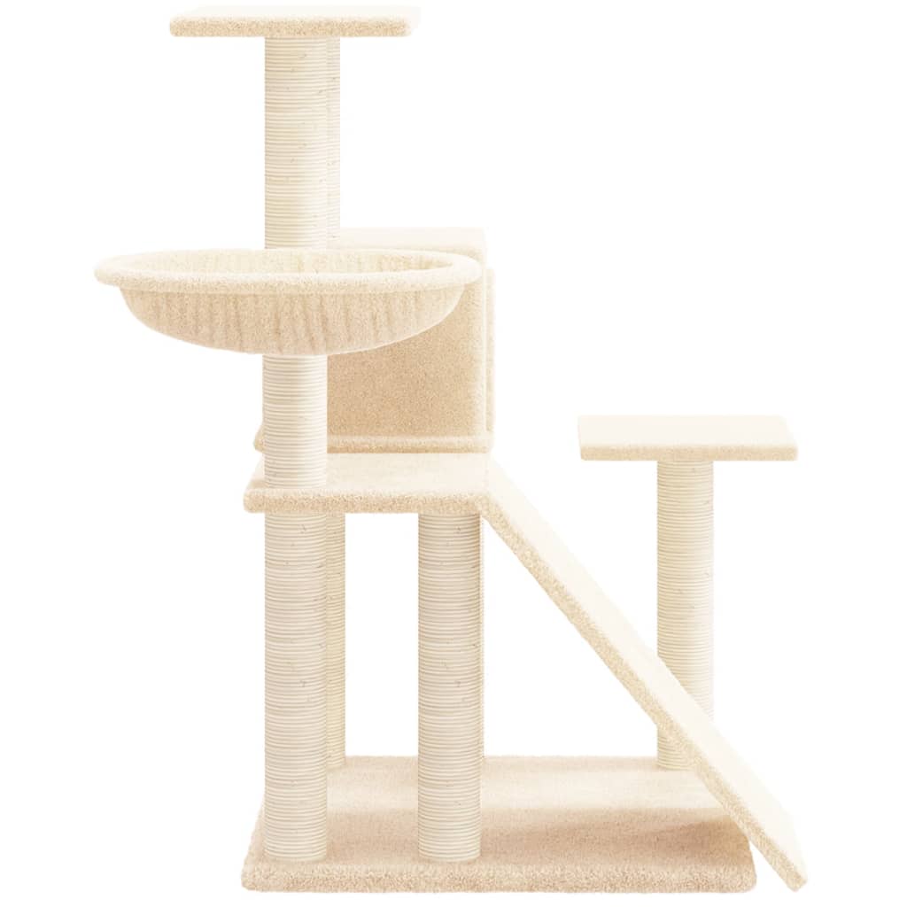 Kattenmeubel Met Sisal Krabpalen 82 Cm Kleurig