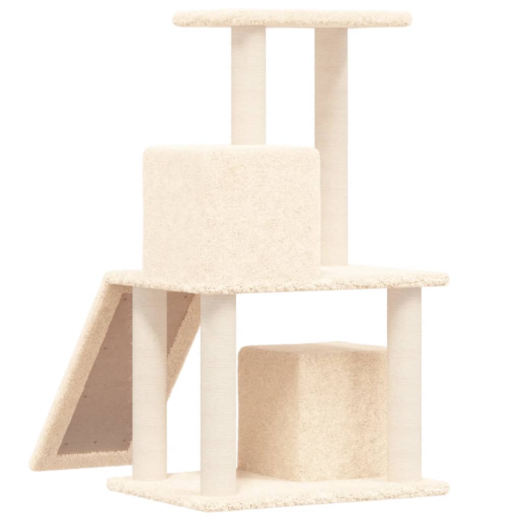 Kattenmeubel Met Sisal Krabpalen 82 Cm Kleurig