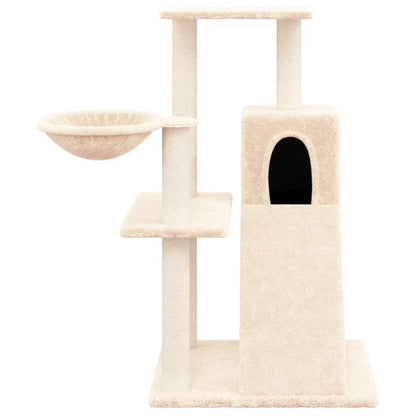 Kattenmeubel Met Sisal Krabpalen 82 Cm Kleurig