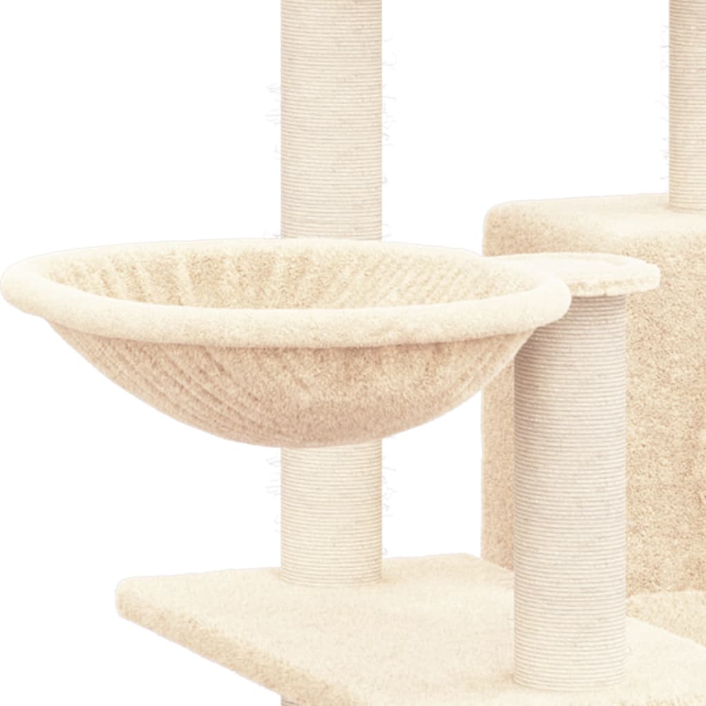 Kattenmeubel Met Sisal Krabpalen 82 Cm Kleurig