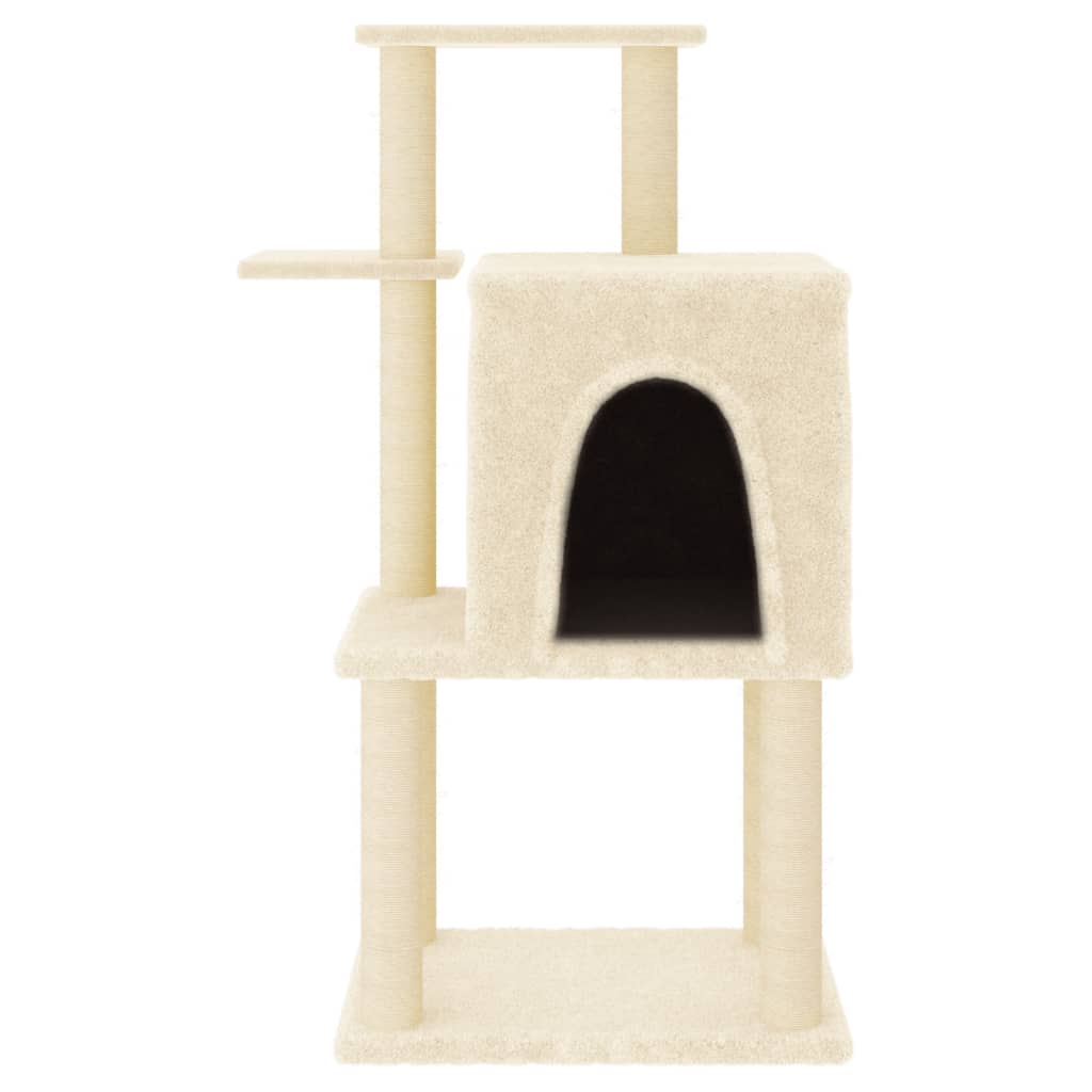 Kattenmeubel Met Sisal Krabpalen 97 Cm Kleurig