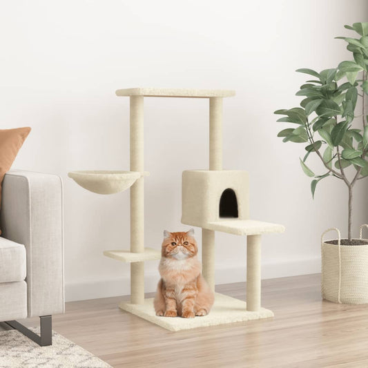 Kattenmeubel Met Sisal Krabpalen 95 Cm Kleurig