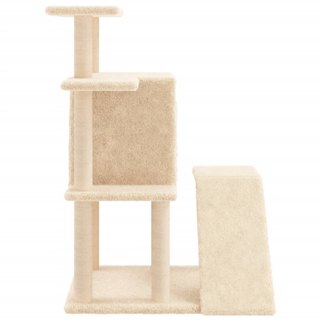 Kattenmeubel Met Sisal Krabpalen 97 Cm Kleurig