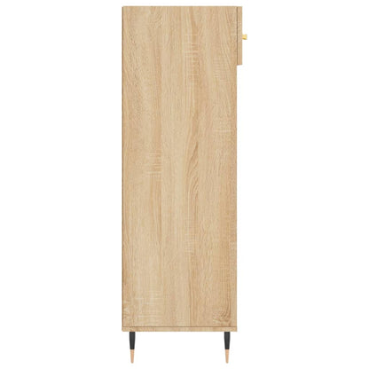 Schoenenkast 60X35X105 Cm Bewerkt Hout Kleurig