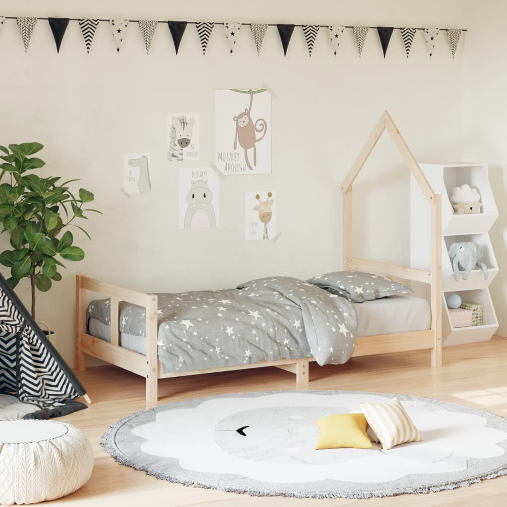 Kinderbedframe Massief Grenenhout