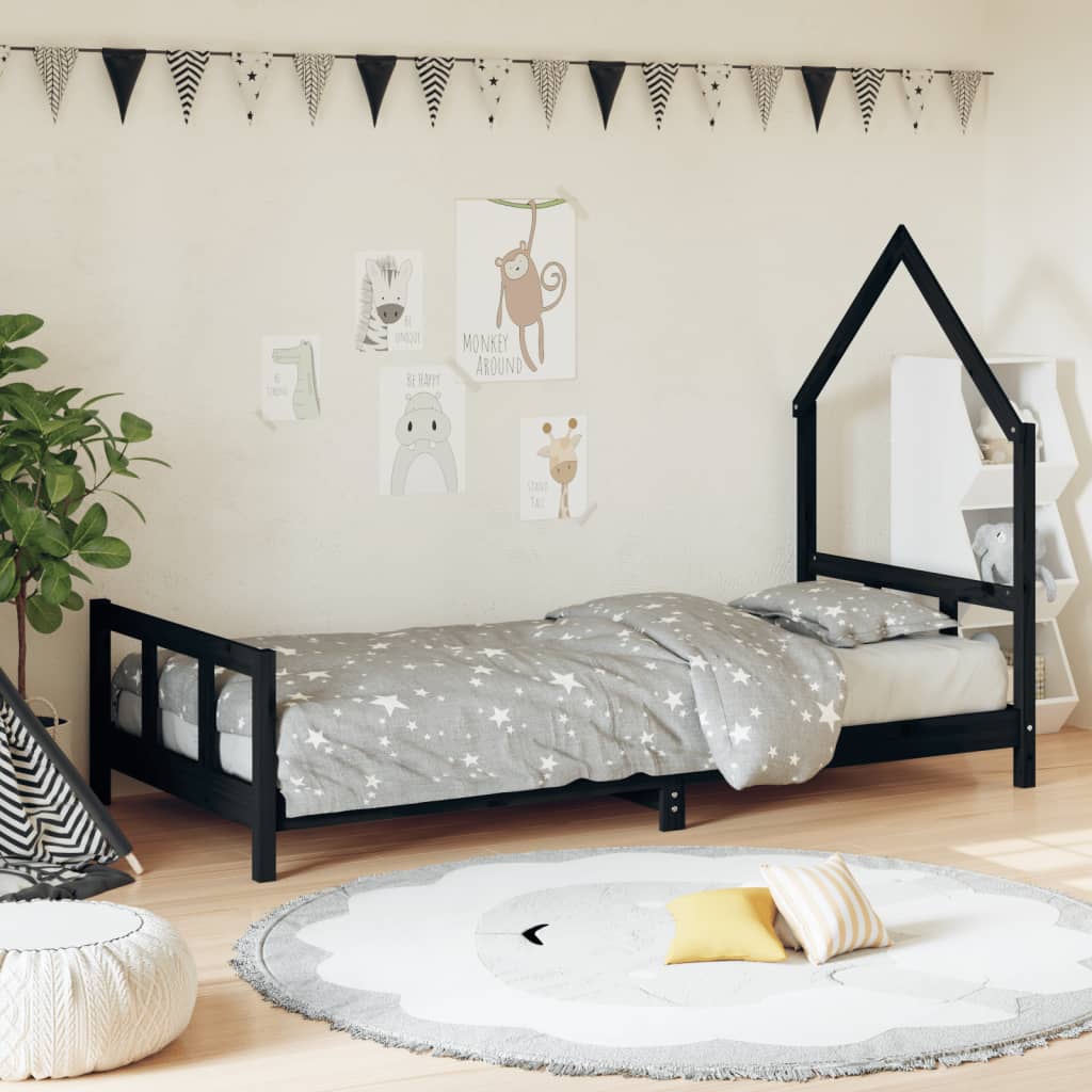 Kinderbedframe Massief Grenenhout