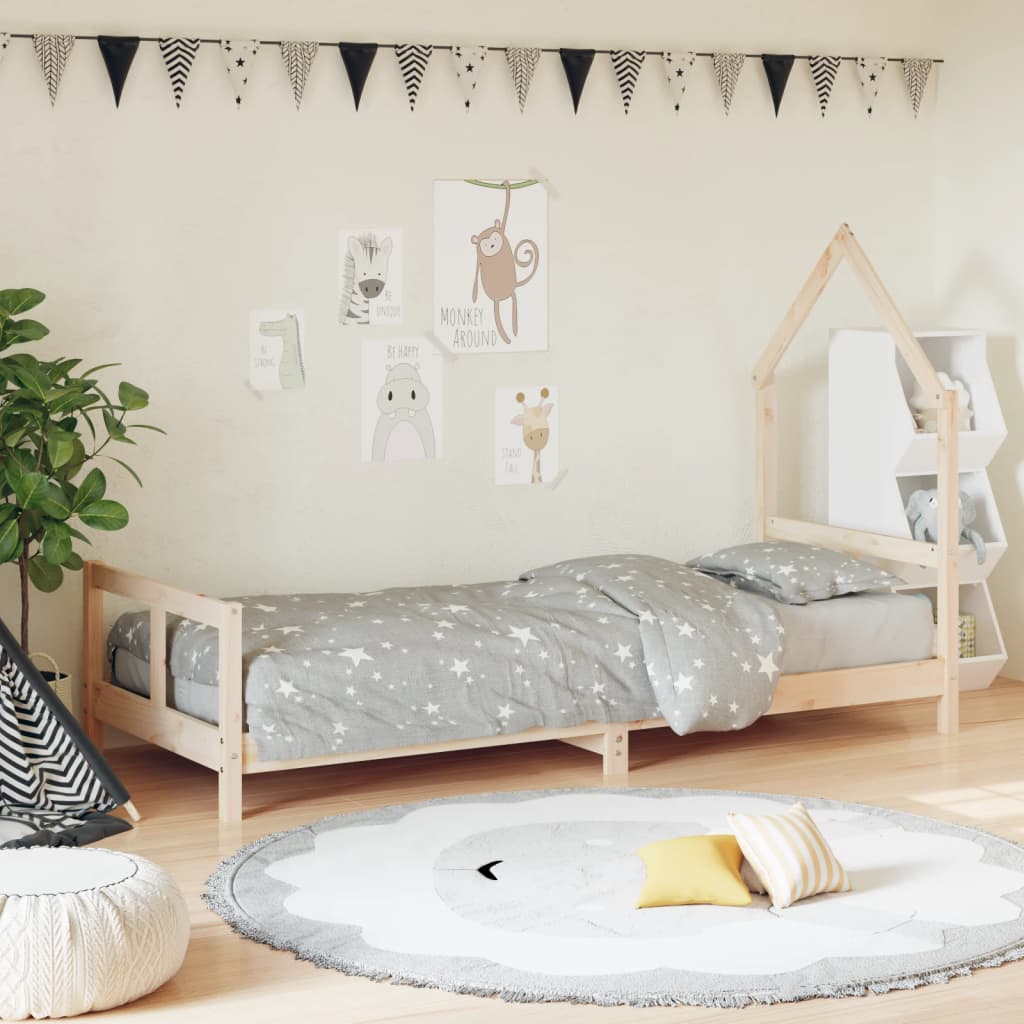 Kinderbedframe Massief Grenenhout