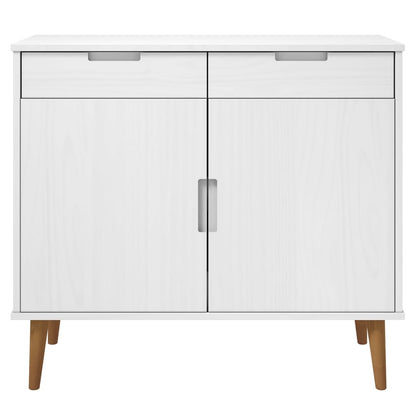 Dressoir Molde 90X40X80 Cm Massief Grenenhout