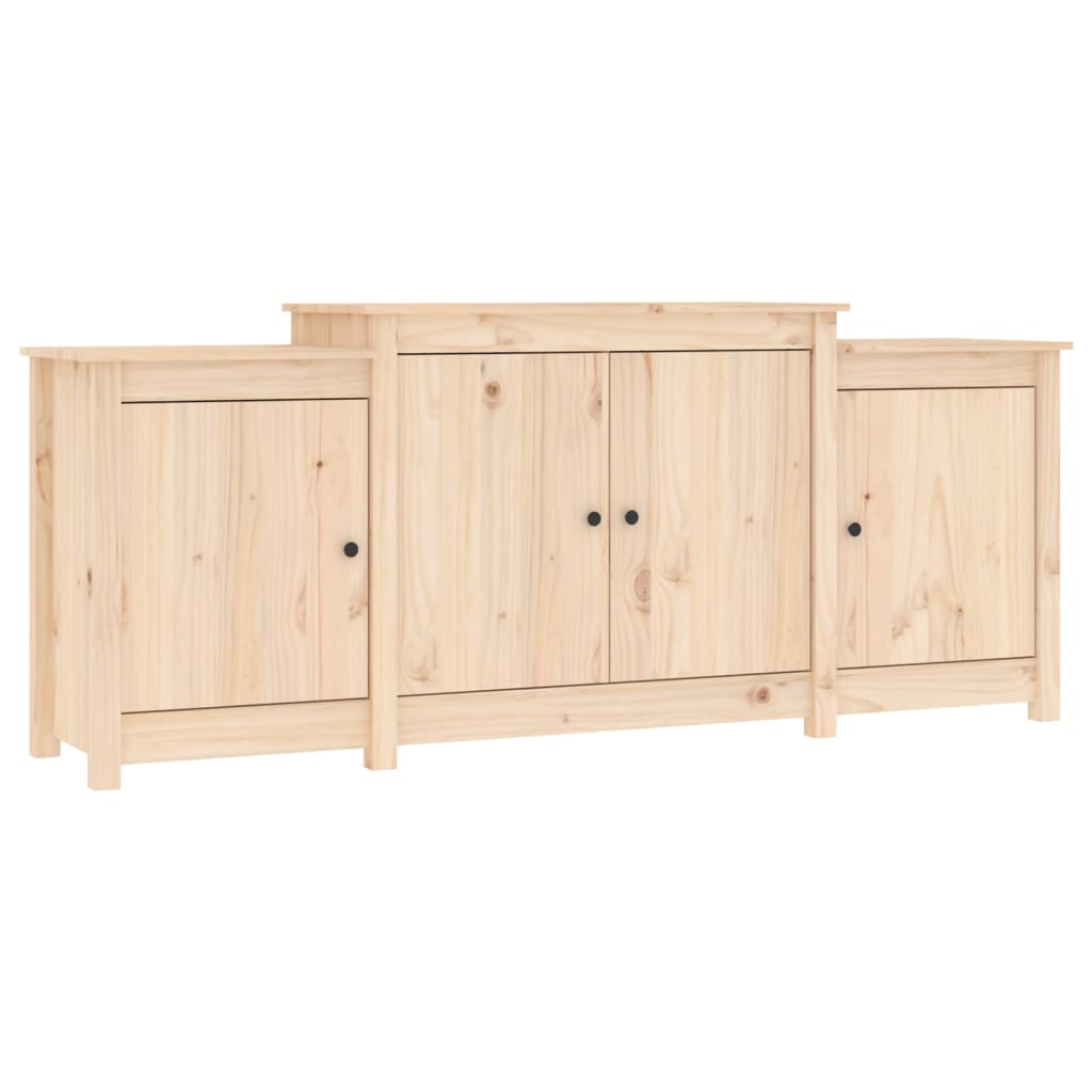 Dressoir 164X37X68 Cm Massief Grenenhout