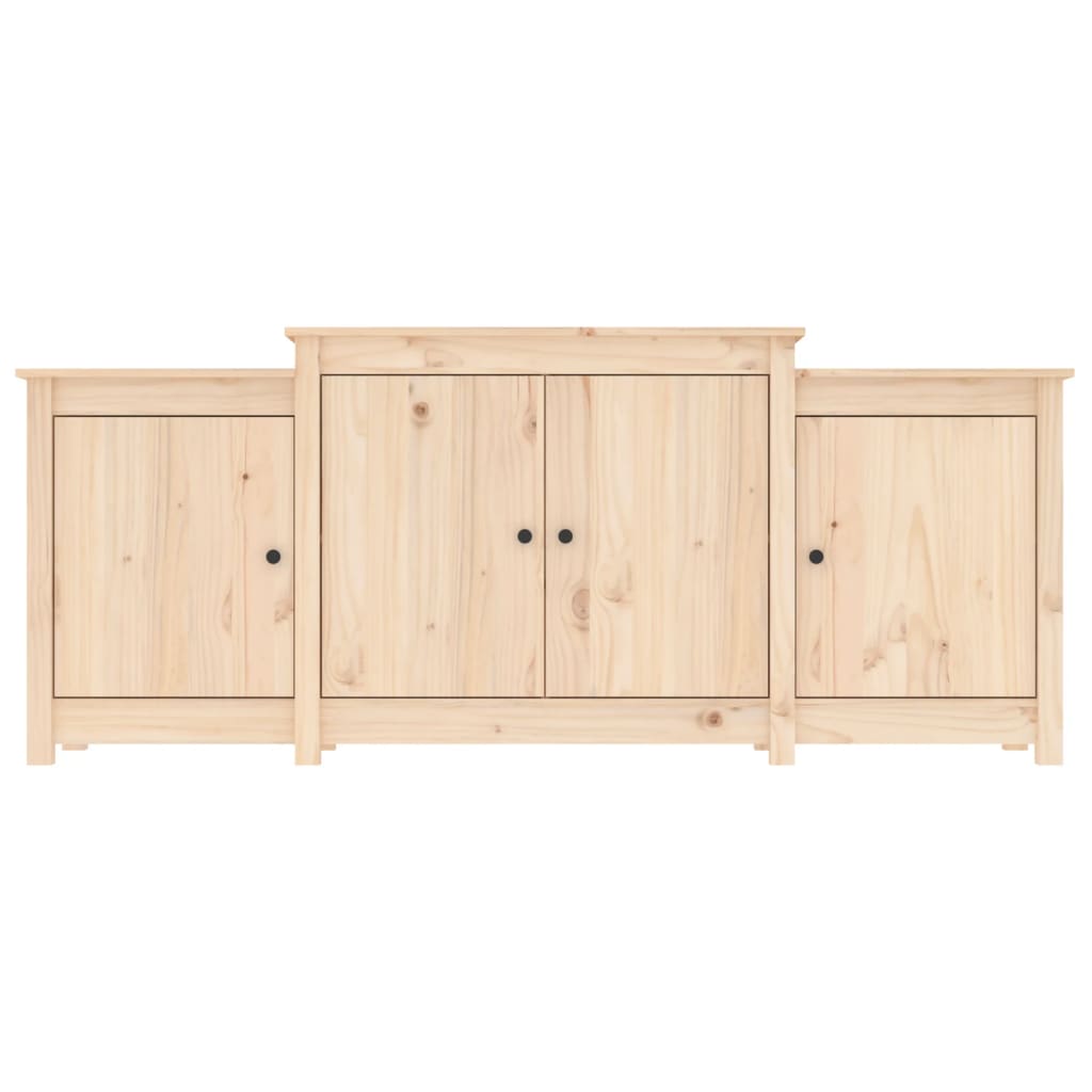 Dressoir 164X37X68 Cm Massief Grenenhout