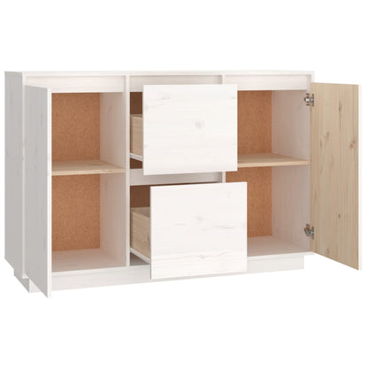 Dressoir 111X34X75 Cm Massief Grenenhout