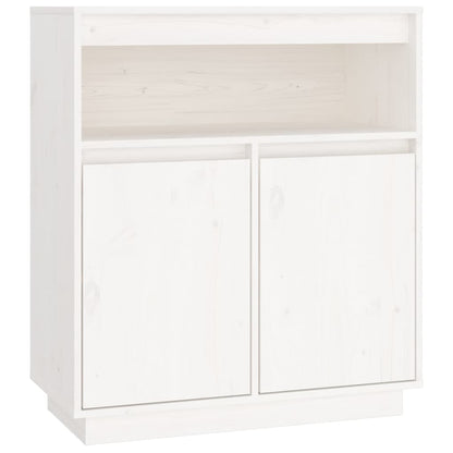 Dressoir 70X34X80 Cm Massief Grenenhout