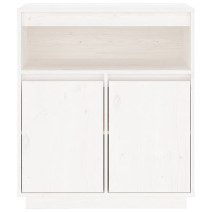 Dressoir 70X34X80 Cm Massief Grenenhout