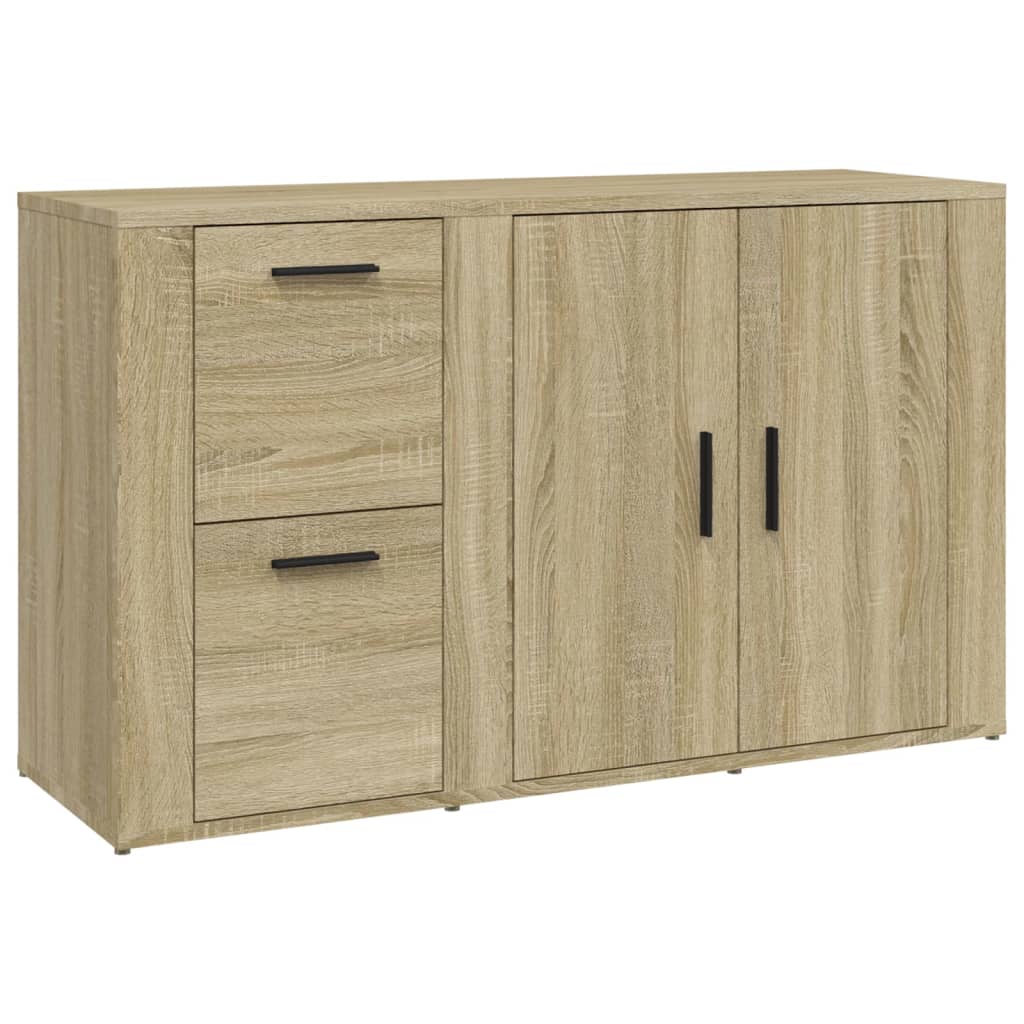 Dressoir 100X33X59,5 Cm Bewerkt Hout Kleurig