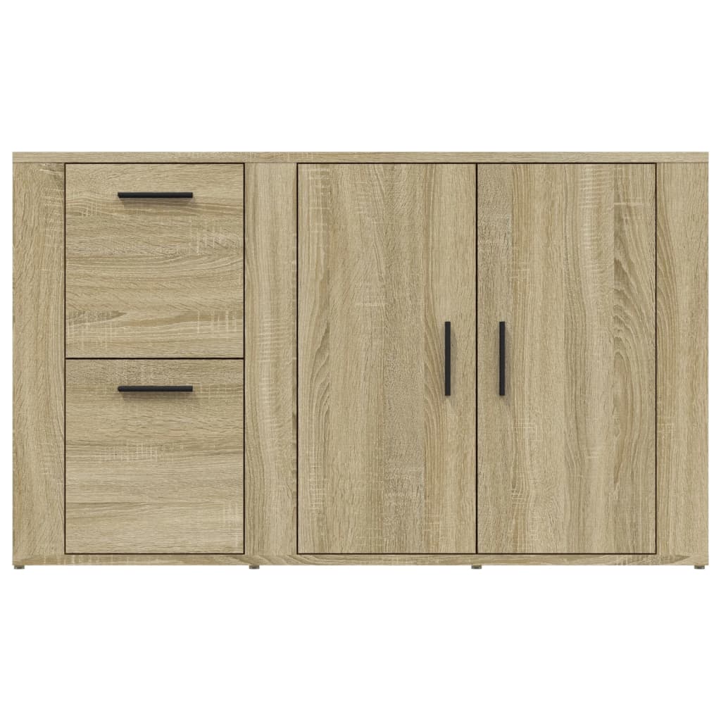 Dressoir 100X33X59,5 Cm Bewerkt Hout Kleurig