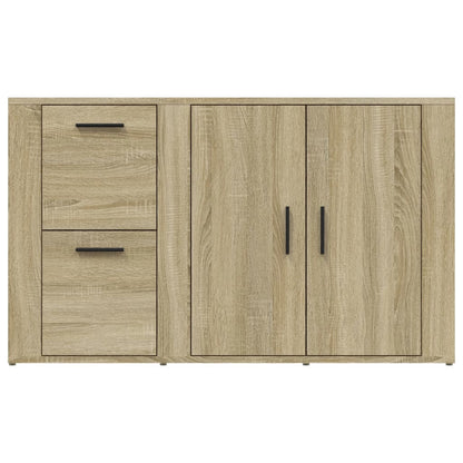 Dressoir 100X33X59,5 Cm Bewerkt Hout Kleurig