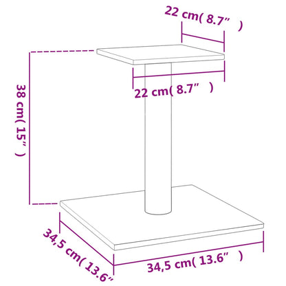 Krabpaal Met Platform 38 Cm Kleurig