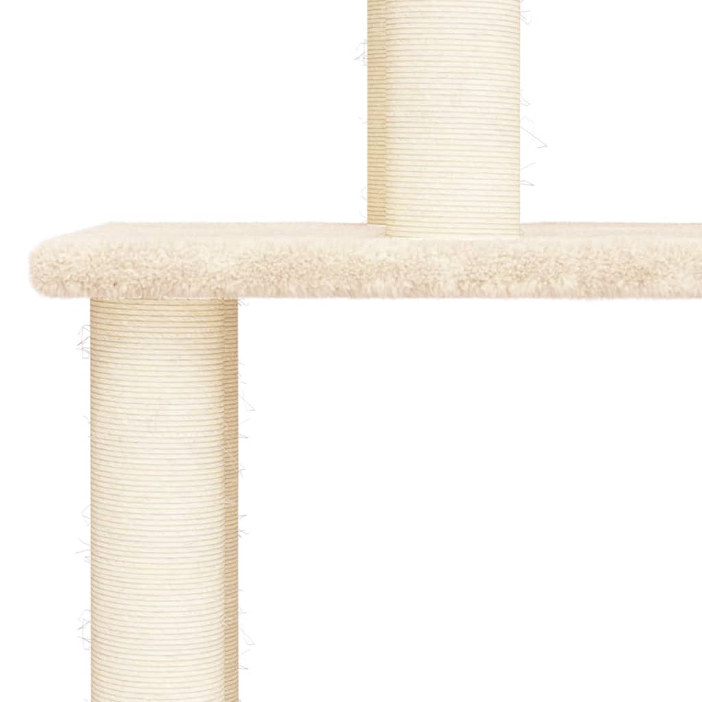 Kattenmeubel Met Sisal Krabpalen 149 Cm Kleurig