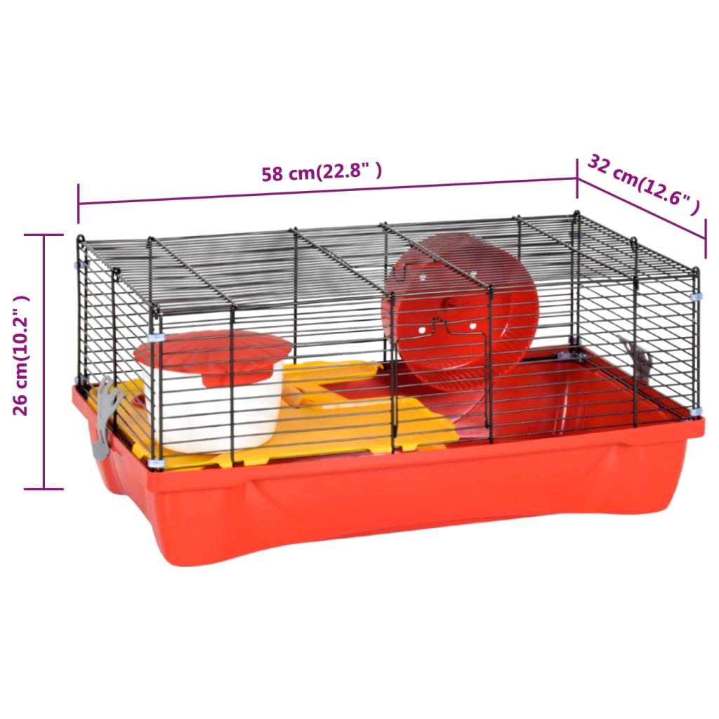 Hamsterkooi Polypropeen En Metaal