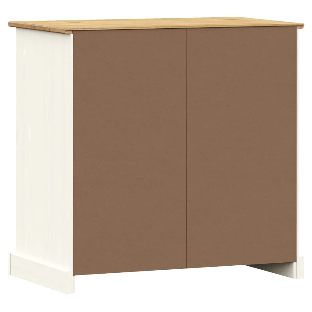 Dressoir Met Lades Vigo 78X40X75 Cm Massief Grenenhout