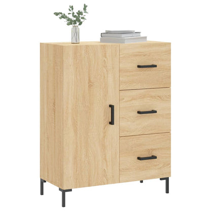 Dressoir 69,5X34X90 Cm Bewerkt Hout Kleurig