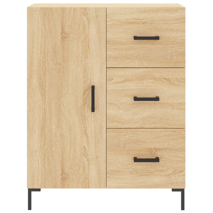 Dressoir 69,5X34X90 Cm Bewerkt Hout Kleurig