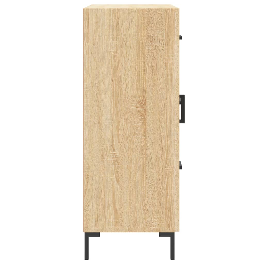 Dressoir 69,5X34X90 Cm Bewerkt Hout Kleurig