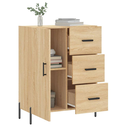 Dressoir 69,5X34X90 Cm Bewerkt Hout Kleurig