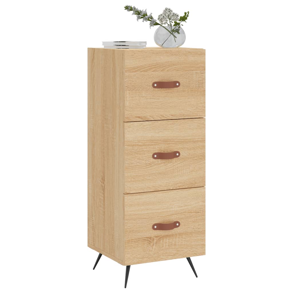 Dressoir 34,5X34X90 Cm Bewerkt Hout