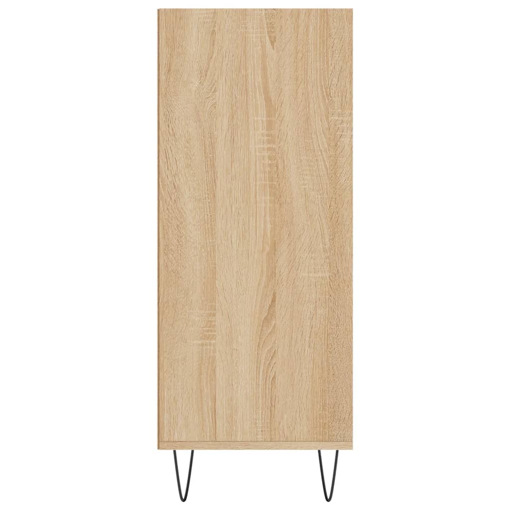 Hoge Kast 57X35X90 Cm Bewerkt Hout Kleurig